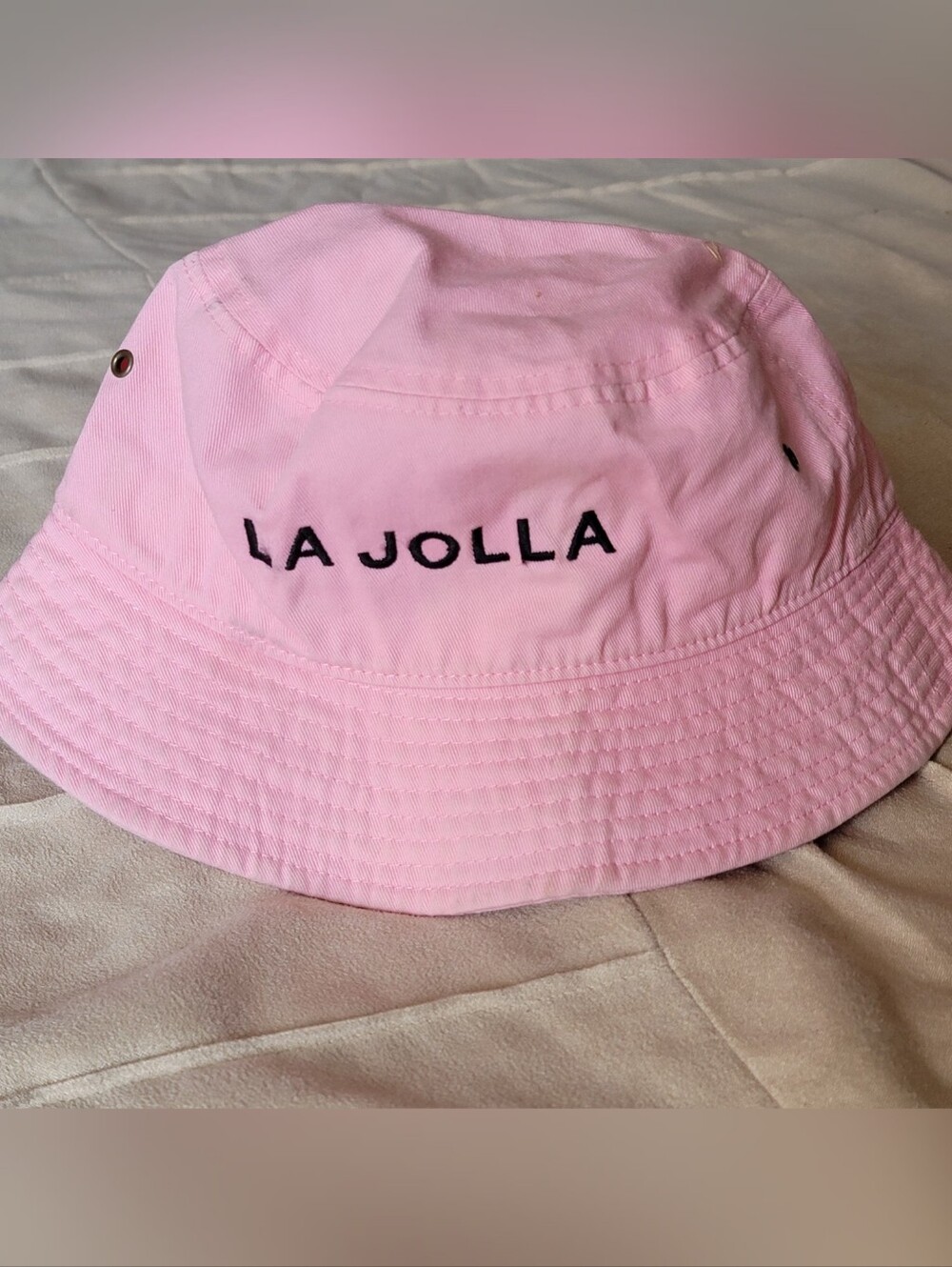 LA JOLLA Cotton Bucket Hat, Size S/M